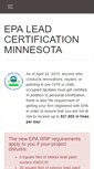 Mobile Screenshot of leadcertificationmn.com